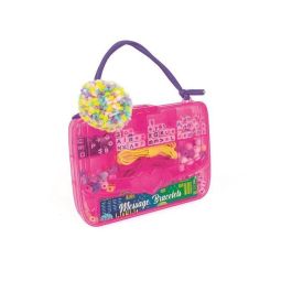 Clementoni CLE18892 Kit de Creación Mini Pulseras Rosas - Juguete Educativo Manualidades Niños