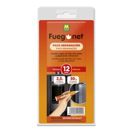 Kit reparacion: cordon aislante ø12+adhesivo 50 ml 2,5m - fuegonet masso