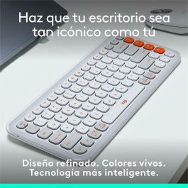 Teclado Logitech 920-013069 Blanco Naranja