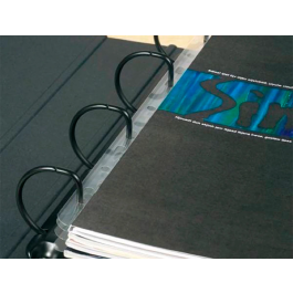 Q-connect Tira Multitaladro Autoadhesiva para Documentos A4 y A5 en Poliéster, Pack 50 Unidades, 120 micras