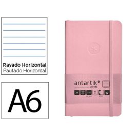 Cuaderno Con Gomilla Antartik Notes Tapa Blanda A6 Rayas Rosa Pastel 100 Hojas 80 gr Fsc Precio: 4.49999968. SKU: B13JDZGTHX