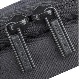 Rivacase 7420 Bolsa de Hombro para Cámara SLR, Poliéster Negra, Resistente al Polvo y Rayones