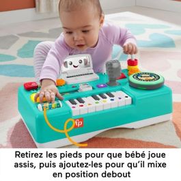Fisher-Price HRB64 Mesa de Actividades Mi DJ Musical Interactiva, Juguete Ríe y Disfruta para Bebés y Niños Pequeños