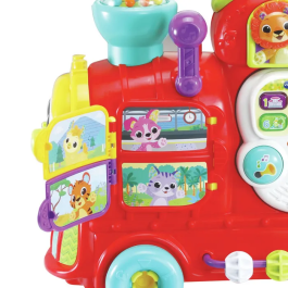 Vtech Baby Maxiloco Mon Trotti Tren 7 en 1 Andador Juego de Suelo Tabla Desmontable Portabebés Construcción Carro Deslizante 12-36 Meses