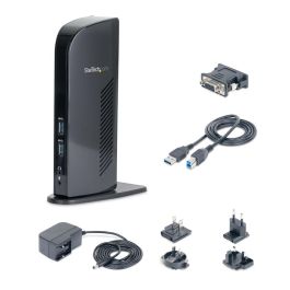 Startechcom Docking Station 12 En 1 con USB 3.0, HDMI, DVI, Ethernet - Compatible con Windows, macOS, Chrome OS