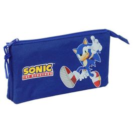 SAFTA Portatodo Sonic the Hedgehog Triple con 3 Compartimentos 22x3x12cm Precio: 12.94999959. SKU: B1EGFFRGBG