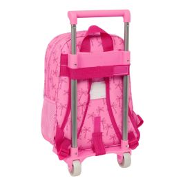 Safta 185 705 Mochila y Carro Escolar Infantil Stitch "Chill" con Ruedas para Niños 26x34x11 cm, Edad Mínima 3 Años