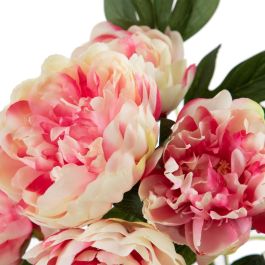 Ramo 5 Flores Rosa Pvc Jardín 46 cm