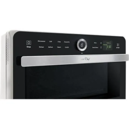 Whirlpool JT469WH Microondas Jet Chef 33L 6th SENS Combi Crisp Steam Acero Inoxidable Blanco