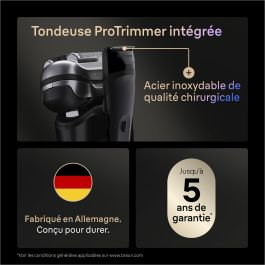 Braun BRA8700216554787 Afeitadora eléctrica Serie 9 9610s, 240 V, 60 min de autonomía, Negra