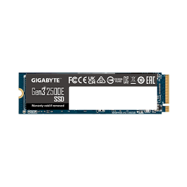 Gigabyte Gen3 2500E SSD 2TB M.2 PCIe 3.0 NVMe 1.3 3D NAND 2400MB/s Lectura 2000MB/s Escritura para PC y Portátil