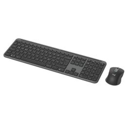 Logitech Signature Slim MK950 Teclado y Ratón Inalámbrico Combo para Negocios con Diseño Delgado y Productividad Elevada