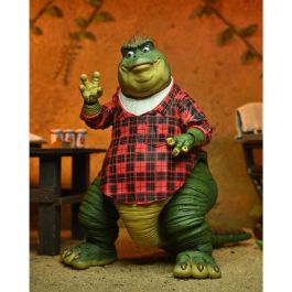 Neca Ultimate Earl Sinclair - Figura de Acción Scale de Dinosaurs (18 cm) con Accesorios: Mando, Latas, Gorro, Taza, Cabeza y Manos Opcionales