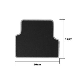 Set de Alfombrillas para Coche OCC Motorsport OCCRT0038YE Amarillo Renault Modus 5 Piezas