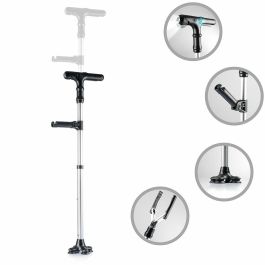 Bastón Extensible con LED, Alarma y Mano Mecánica Hannde InnovaGoods