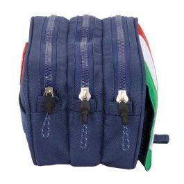Portatodo Triple Benetton Flag Azul marino 21,5 x 10 x 8 cm