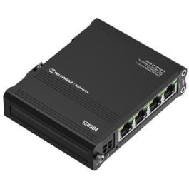 Teltonika TSW304 Switch Industrial 4 Puertos Gigabit Ethernet PoE Montaje Carril DIN/Pared