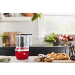 KitchenAid 5KFCB519EER Robot de cocina, 1.18 L, 3500 RPM, Rojo Empire