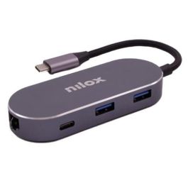 Nilox Docking Station USB-C a HDMI, USB 3.0, LAN, PD - Aluminio Gris Precio: 39.79000058. SKU: S5615439