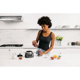 Ninja CB100EU Batidora de Vaso Power Nutri 2 en 1, 1100W, con Bol y Vaso, Tecnología Smart Torque y Auto-iQ