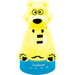 LEXIBOOK Oso Polar 3D Luz Nocturna Cuentacuentos en Español con 30 Historias y Melodías, Educativo para Niños +3 Años