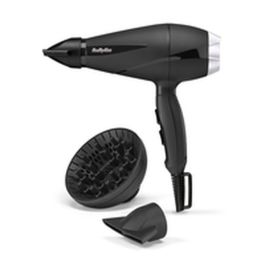 Babyliss 6710DE Secador de Pelo Turbo Pro 2100W, Motor AC, Iónico, con 2 Boquillas y Difusor, Secado Rápido, Antiescrespamiento