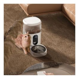 Aqara PETC1-M01 Comedero Automático para Mascotas, 4L, Blanco, Control por App, Batería/USB, Interior