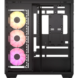 Corsair 3500X ARGB Midi Tower PC Negro - CC-9011278-WW, Ventiladores 3x120mm, Soporte ATX, Vidrio Templado