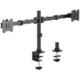 AISENS - SOPORTE DE MESA ECO GIRATORIO E INCLINABLE PARA MONITOR/TV 20KG (3 PIVOTES, 2 BRAZOS) DE 17-35, NEGRO
