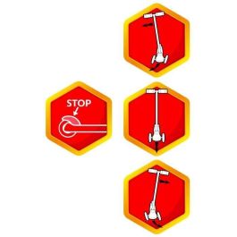 Paw Patrol PA450045 Patinete infantil 3 ruedas con dirección inclinable, freno de pie, ABEC 5, plataforma antideslizante, 3-50kg