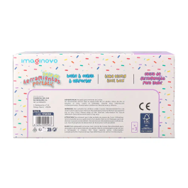 Imaginovo Maletín de Herramientas Infantil de Madera para +3 Años, 18 Piezas, 21.4x13.2x11cm