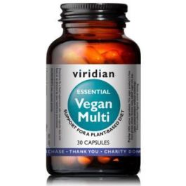 VIRIDIAN Vegan Multi Essential 30 Cápsulas con 27 Nutrientes Esenciales para Energía y Reducir la Fatiga Precio: 18.5000002. SKU: B14CEZQSYL