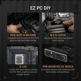 Asus TUF GAMING B860M-PLUS ASU1737712036487 Intel B860 LGA 1851 micro ATX Placa Base