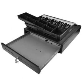 Premier 46HQA5B8CB Cajón Portamonedas Automático 460 HQ-B 46x46.5cm 5 Billetes 8 Monedas RJ12 24V Negro Premier 46HQA5B8CB Cajón Portamonedas Automático 460 HQ-B 46x46.5cm 5 Billetes 8 Monedas RJ12 24V Negro
