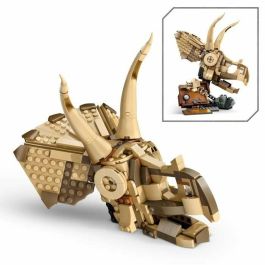 LEGO 76969 Jurassic World Fósiles de Dinosaurios: Cráneo de Triceratops - Set de Construcción para Niños 9 Años LEGO 76969 Jurassic World Fósiles de Dinosaurios: Cráneo de Triceratops - Set de Construcción para Niños 9 Años
