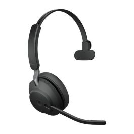 Jabra Evolve2 65 Mono MS + Link 380a Auriculares Inalámbricos Oficina/Centro de Llamadas Bluetooth USB Negro