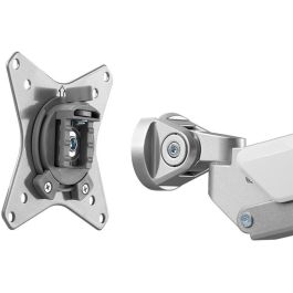 LogiLink BP0090 Soporte de Escritorio para 3 Monitores de 17-27" y hasta 7kg, Inclinación y Giro, VESA 100x100, Plata