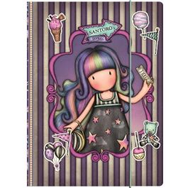 Cuaderno Tapa Dura Safta Folio Con Elastico Gorjuss Fairground 248x334X90 mm