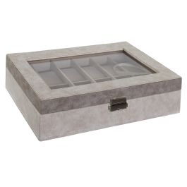 Joyero Tradicional DKD Home Decor Gris Gris Oscuro 20 x 8 x 29.5 cm Joyero Tradicional DKD Home Decor Gris Gris Oscuro 20 x 8 x 29.5 cm