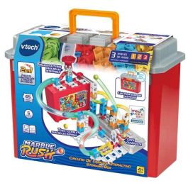 Vtech Marble Rush Caja de Almacenamiento Roja con Sonidos y Luces para Pistas de Canicas Plástico, Edad 4-10 Años