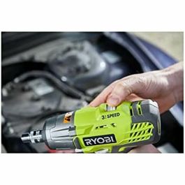 Ryobi Destornillador de 18V con Batería 2.0 Ah, Cargador Rápido y 3 Enchufes