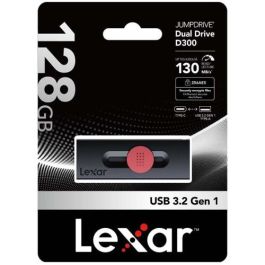 Memoria USB Lexar DUAL Negro 128 GB Precio: 18.4767. SKU: B1KA63AWQ5