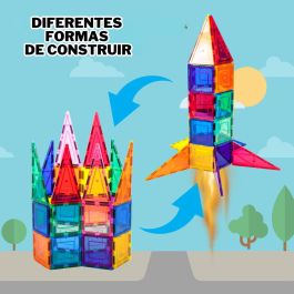 PICASSO TILES Bloques magnéticos 32 piezas +3 años para construir estructuras