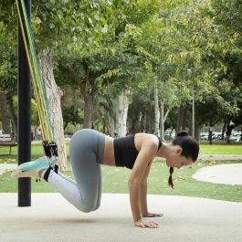 Pack Tabla de Flexiones Push-Up y Set de Bandas de Resistencia con Accesorios y Guía de Ejercicios InnovaGoods