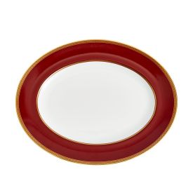 Wedgwood Fuente Oval Renaissance Red 35 cm Precio: 161.79000024. SKU: B1HYVNNWMQ
