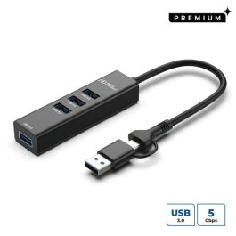 MicroConnect Hub USB 3.0 de 4 Puertos Premium con conectores USB-C y A, 5Gbps, 0.15m Precio: 11.49999972. SKU: B1HMQZWVD4