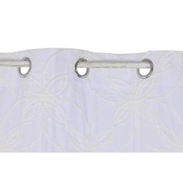 Cortina Boho DKD Home Decor Blanco 260 x 140 cm (2 Unidades)