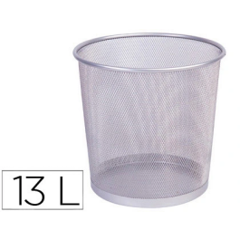 Q-connect Papelera Metálica Rejilla Plata 265x285 mm Precio: 11.49999972. SKU: B18CY8TXAL