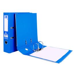 Liderpapel Documenta Archivador de Palanca A4 Forrado PVC con Rado Lomo 75mm Azul, Cartón, 2/75 mm, Dimensiones 80x320x290 mm