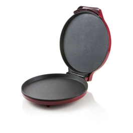 Domo Horno de Pizza Eléctrico DO9177PZ Rojo 1450W Diámetro 30 cm Ideal para Pizzas Tortillas Quiches